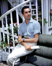 Tyrone Power classic photo print capturing the essence of Hollywood.