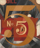 Fine art print of 'I Saw The Figure 5 in Gold' design