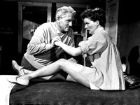 Spencer Tracy and Katharine Hepburn photo print from Pat and Mike (1952).