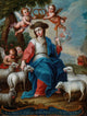 The Divine Shepherdess Art Print by Miguel Cabrera - 18x24 size.