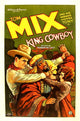 King Cowboy movie masterprint poster featuring Tom Mix and Sally Blane from 1928