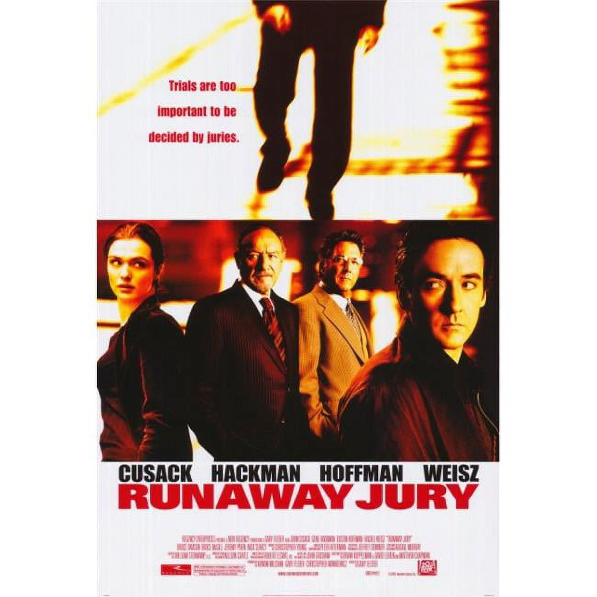 Runaway Jury Movie Poster Print 27x40 - courtroom drama art