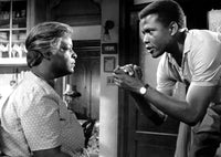 A Raisin In The Sun Photo Print featuring Claudia McNeil and Sidney Poitier