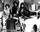 Diana Ross and The Supremes photo print on a classic car