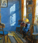 Sunlight in the Blue Room Art Print by Anna Ancher