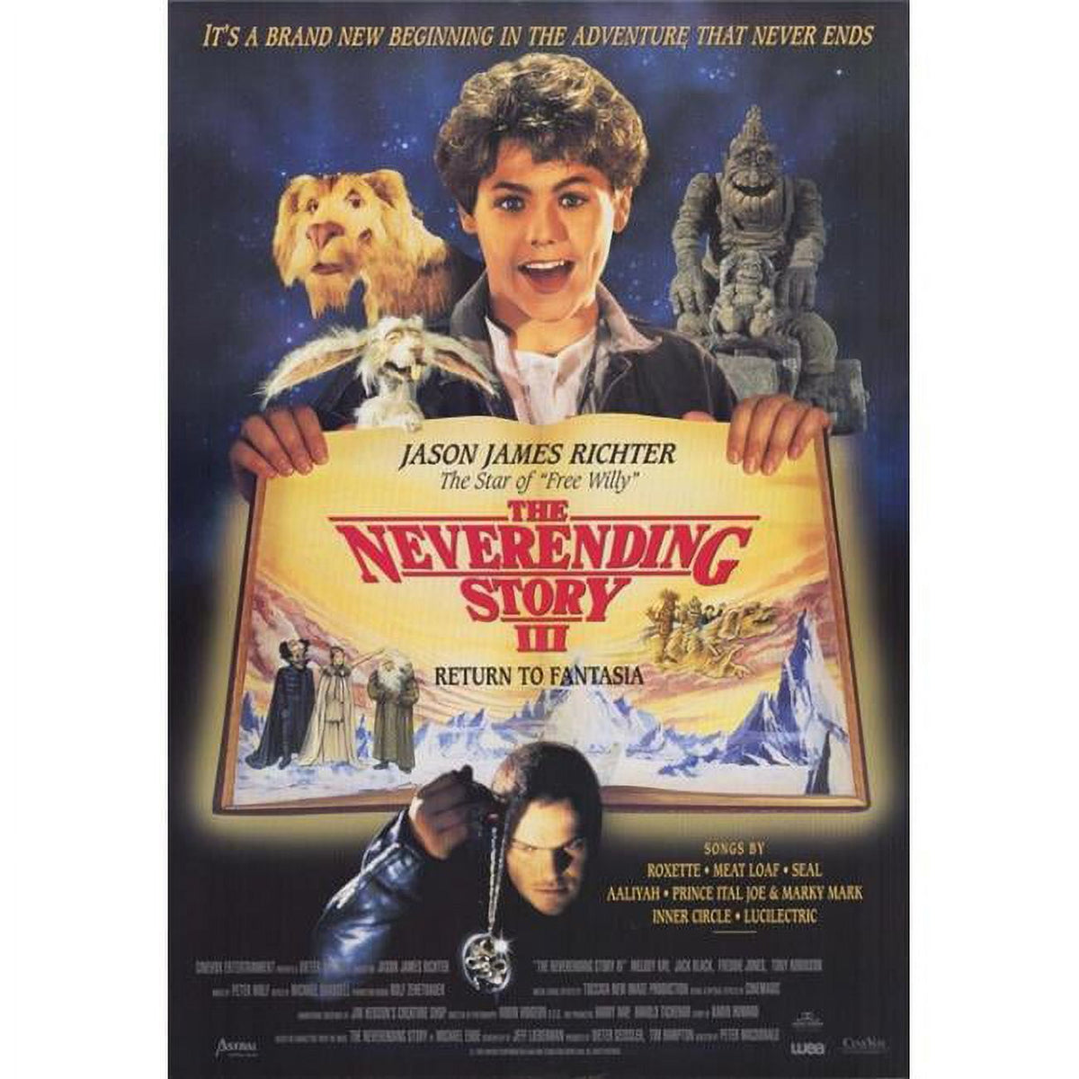 The NeverEnding Story 3 Escape from Fantasia Movie Poster Print