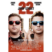 22 Jump Street Movie Poster Print showcasing vibrant colors and comedic elements.