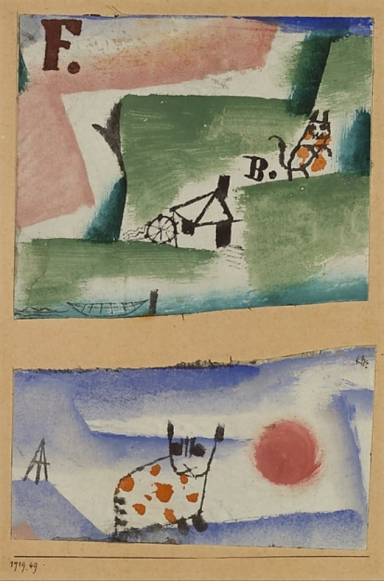 Tomcats Turf Poster Print by Paul Klee in 8x10 size.