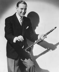 Benny Goodman Portrait Poster Print in vibrant colors