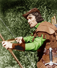 The Adventures of Robin Hood photo print featuring Errol Flynn, 1938 classic film.