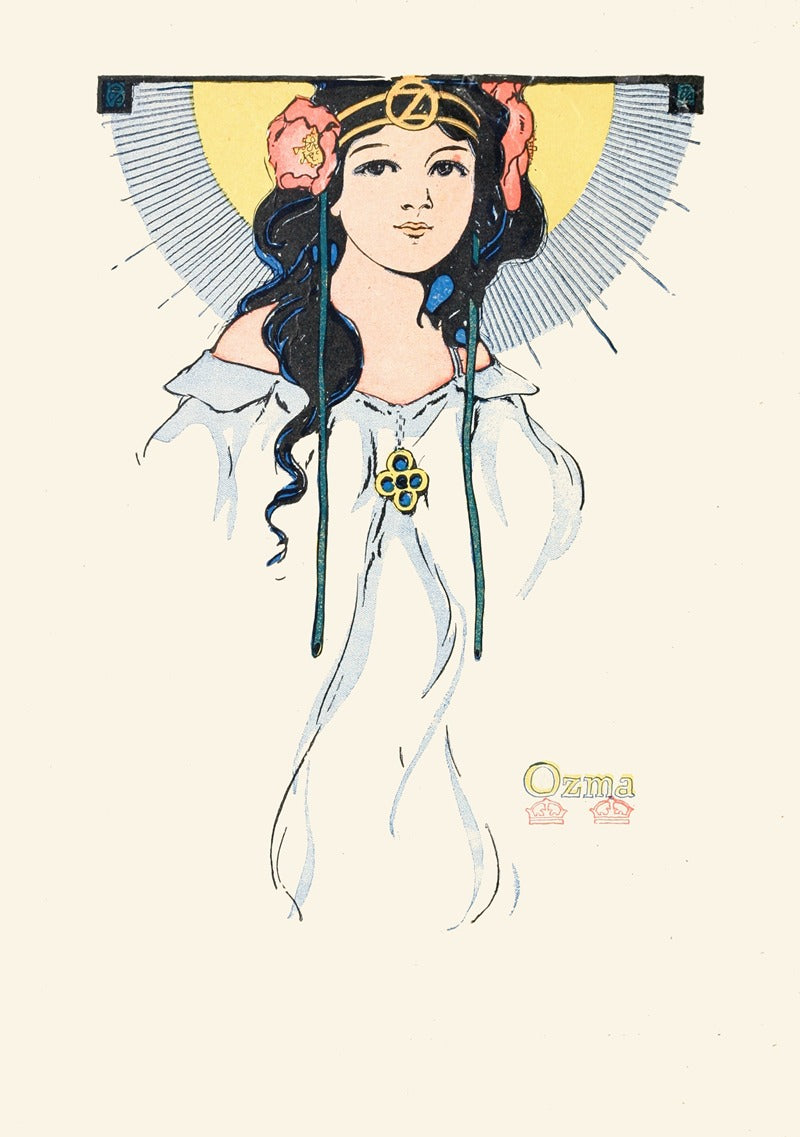 Ozma of Oz Poster Print by John Rea Neill - Classic Fantasy Art