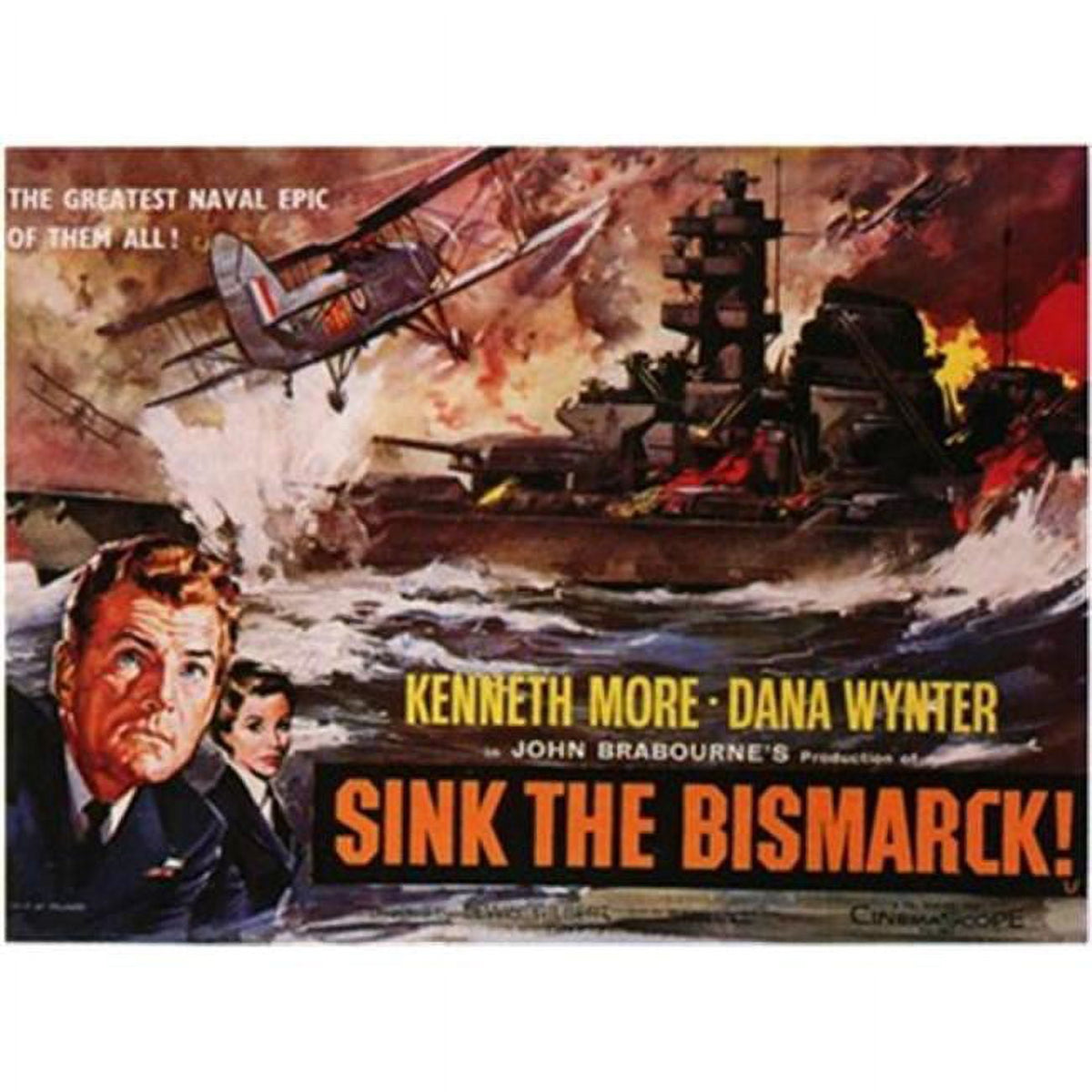 Sink the Bismarck Movie Poster 17x11 print