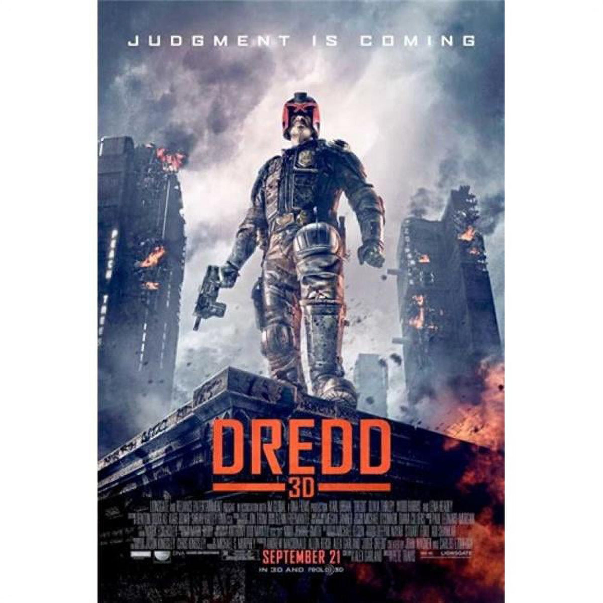 Dredd Movie Poster 11x17 Print - Captivating Action Artwork
