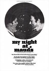 My Night at Maud's movie poster, 11x17 print, cinema art.