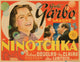 Ninotchka movie poster print featuring Greta Garbo and Melvyn Douglas