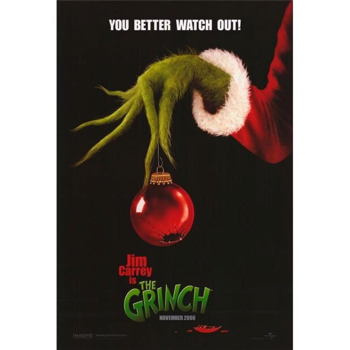 How the Grinch Stole Christmas movie poster 11x17