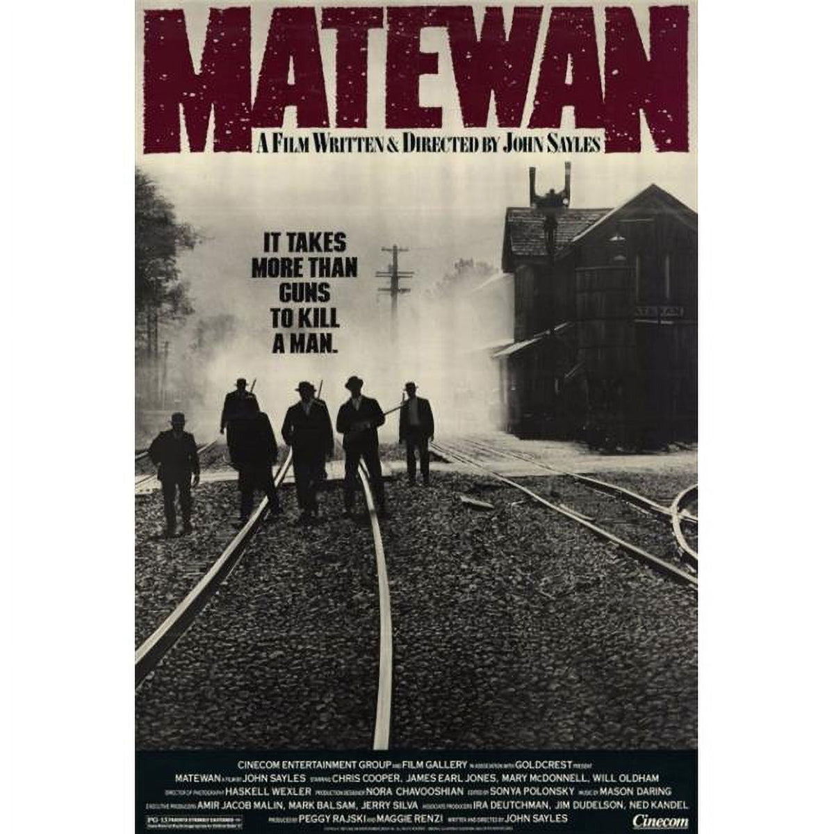 Matewan Movie Poster Print in 27x40 size, showcasing iconic film imagery.