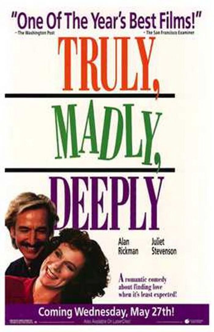 Truly Madly Deeply Movie Poster 11x17 Print