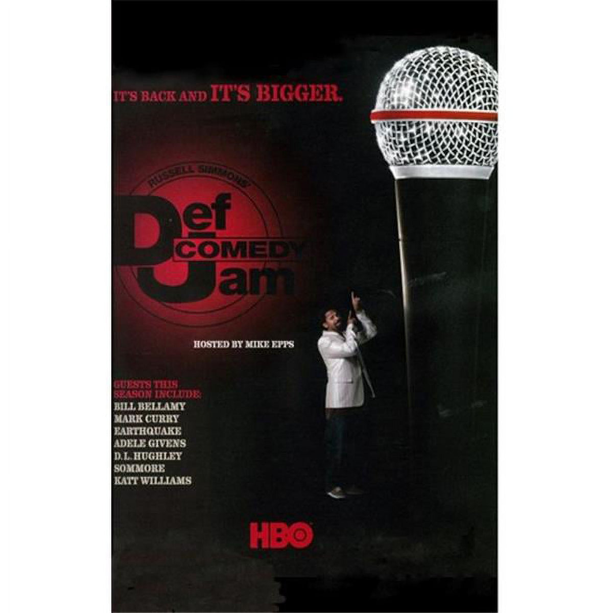 Def Comedy Jam Movie Poster 11x17 print showcasing iconic comedy moments.