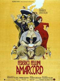 Amarcord French 1973 Movie Masterprint Poster Print