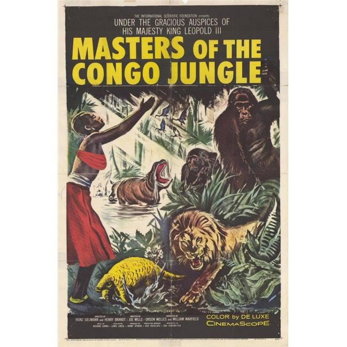 Masters of the Congo Jungle Movie Poster Print 27x40