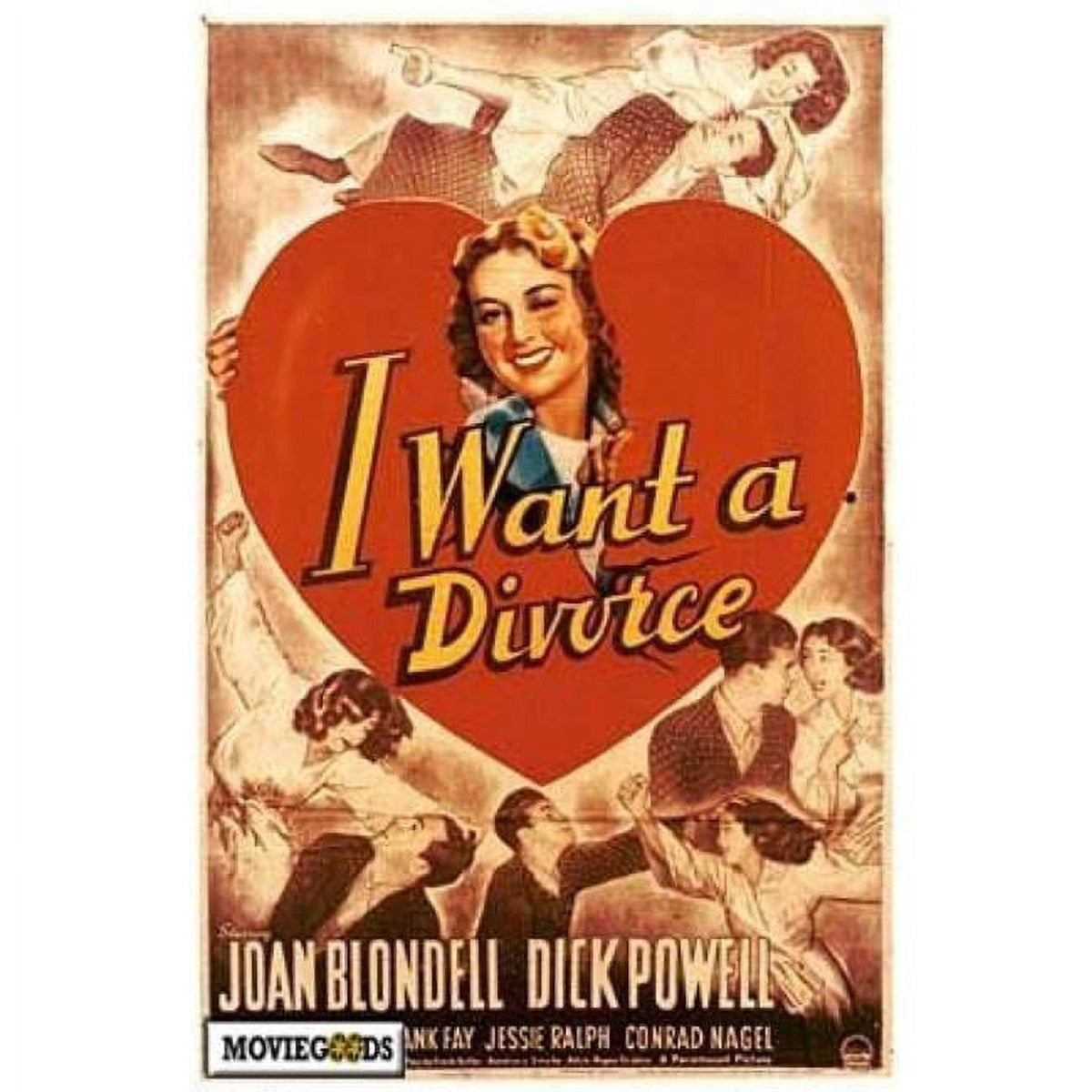 I Want A Divorce movie poster print 27x40
