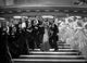 Fred Astaire and Ginger Rogers dancing on stairs photo print