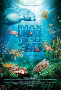 Under the Sea 3D Movie Poster - vibrant oceanic design