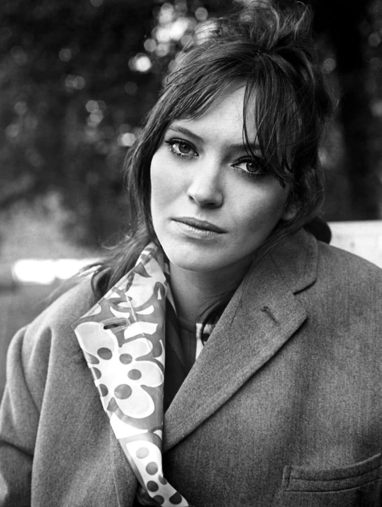 Anna Karina Photo Poster Print showcasing classic cinema elegance.