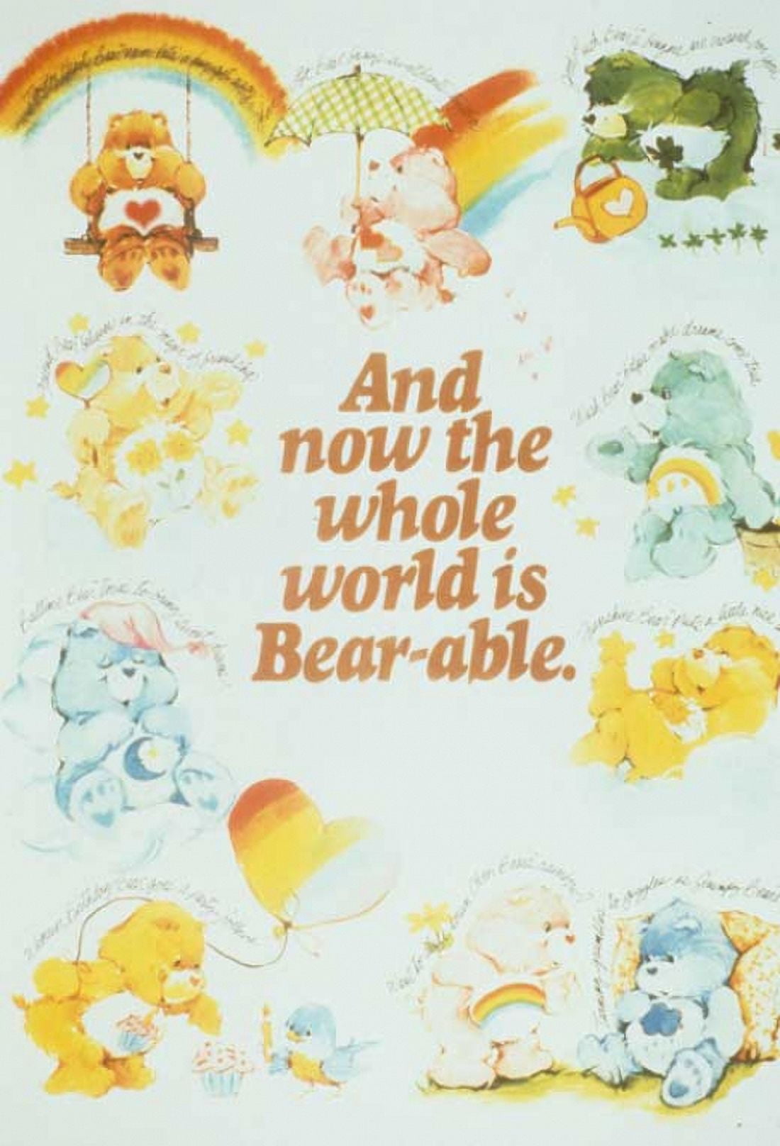 Care Bears Movie Poster 11x17 vibrant print for kids' rooms
