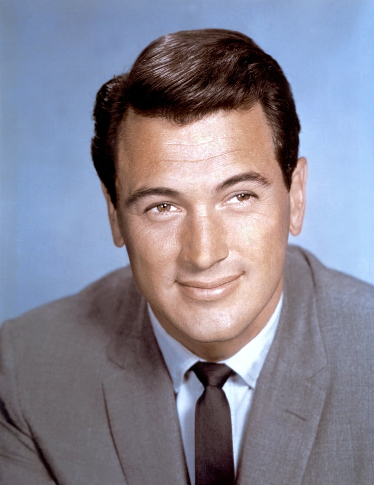 Rock Hudson 1950s photo poster print, available in multiple sizes.