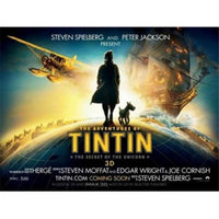 The Adventures of Tintin The Secret of the Unicorn Movie Poster 17x11