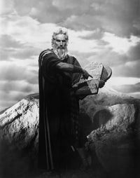 The Ten Commandments iconic photo print, available in various sizes.