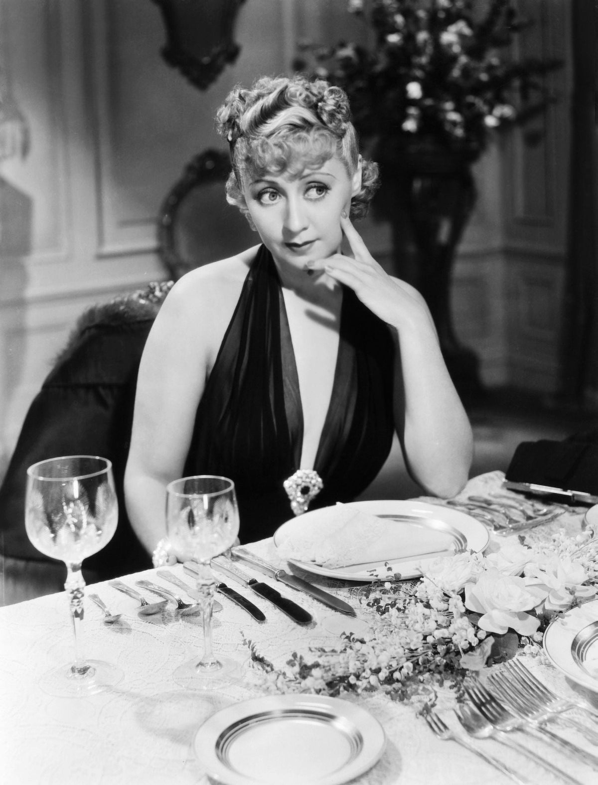 Colleen Joan Blondell vintage photo print in classic Hollywood style