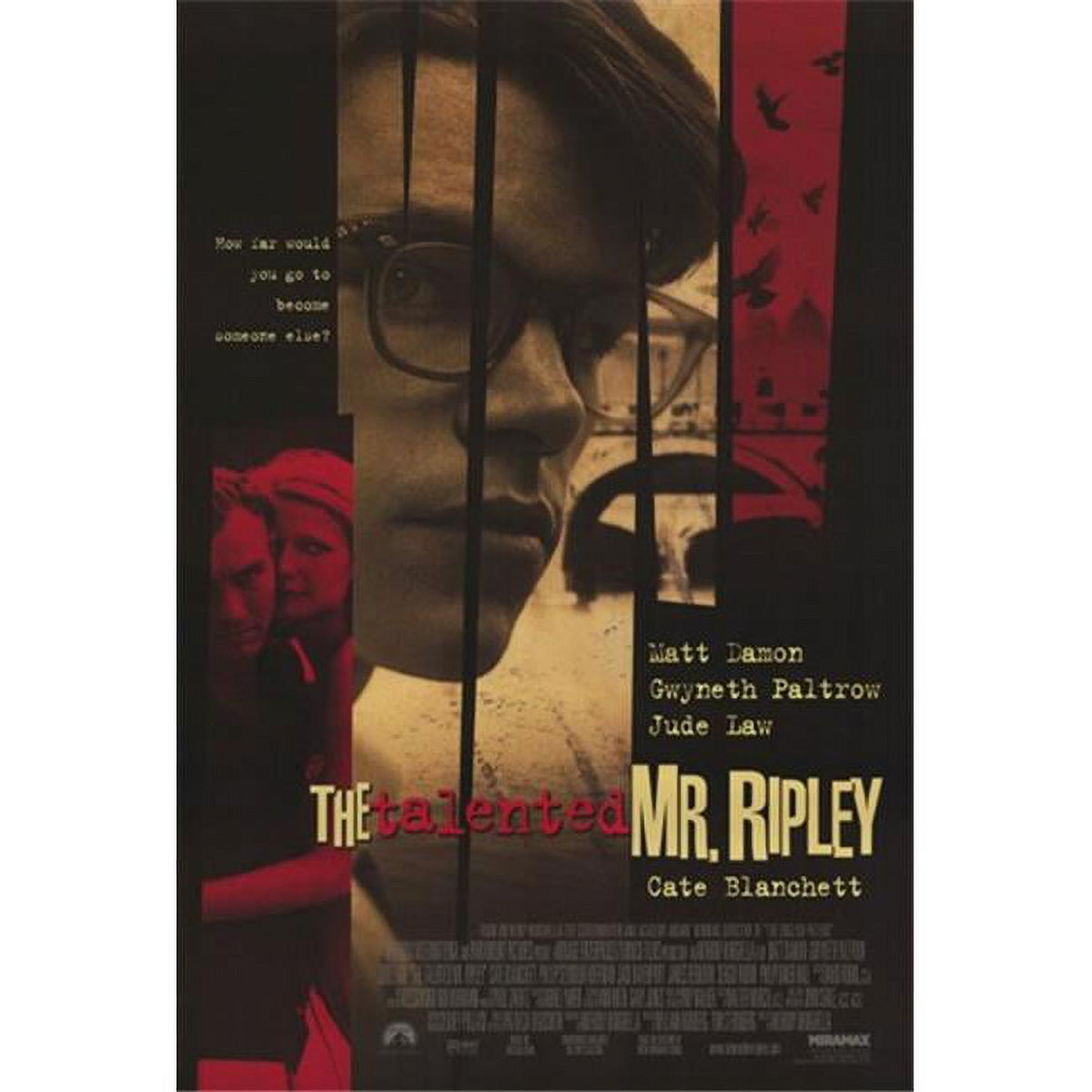 The Talented Mr. Ripley Movie Poster - 11x17 Print