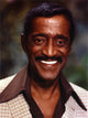 Close-up portrait photo print of Sammy Davis Jr. smiling.