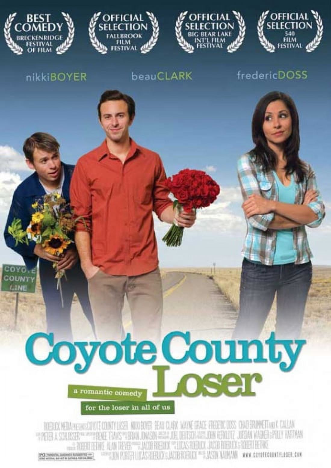 Coyote County Loser Movie Poster 11x17 - vibrant indie film decor