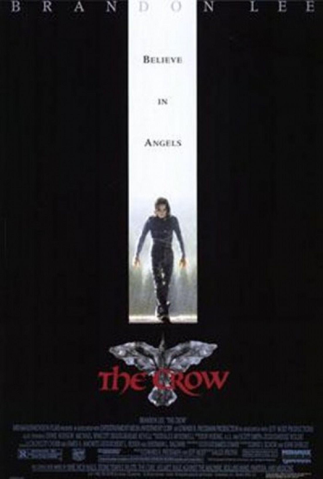 The Crow movie poster 27x40 print showcasing gothic art.