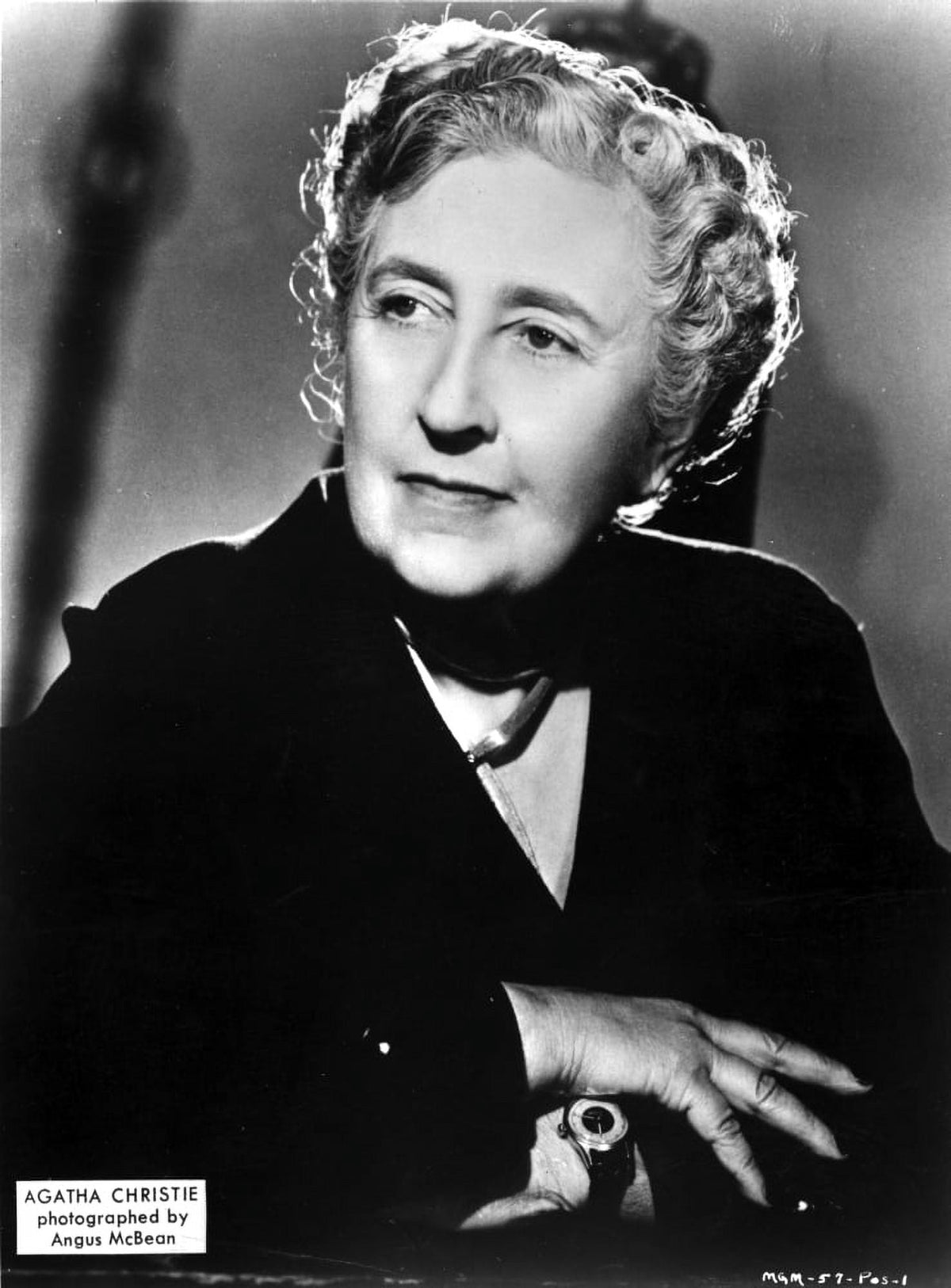 Agatha Christie portrait classic photo print