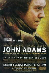 John Adams Movie Poster Print in 27x40 size showcasing American history.
