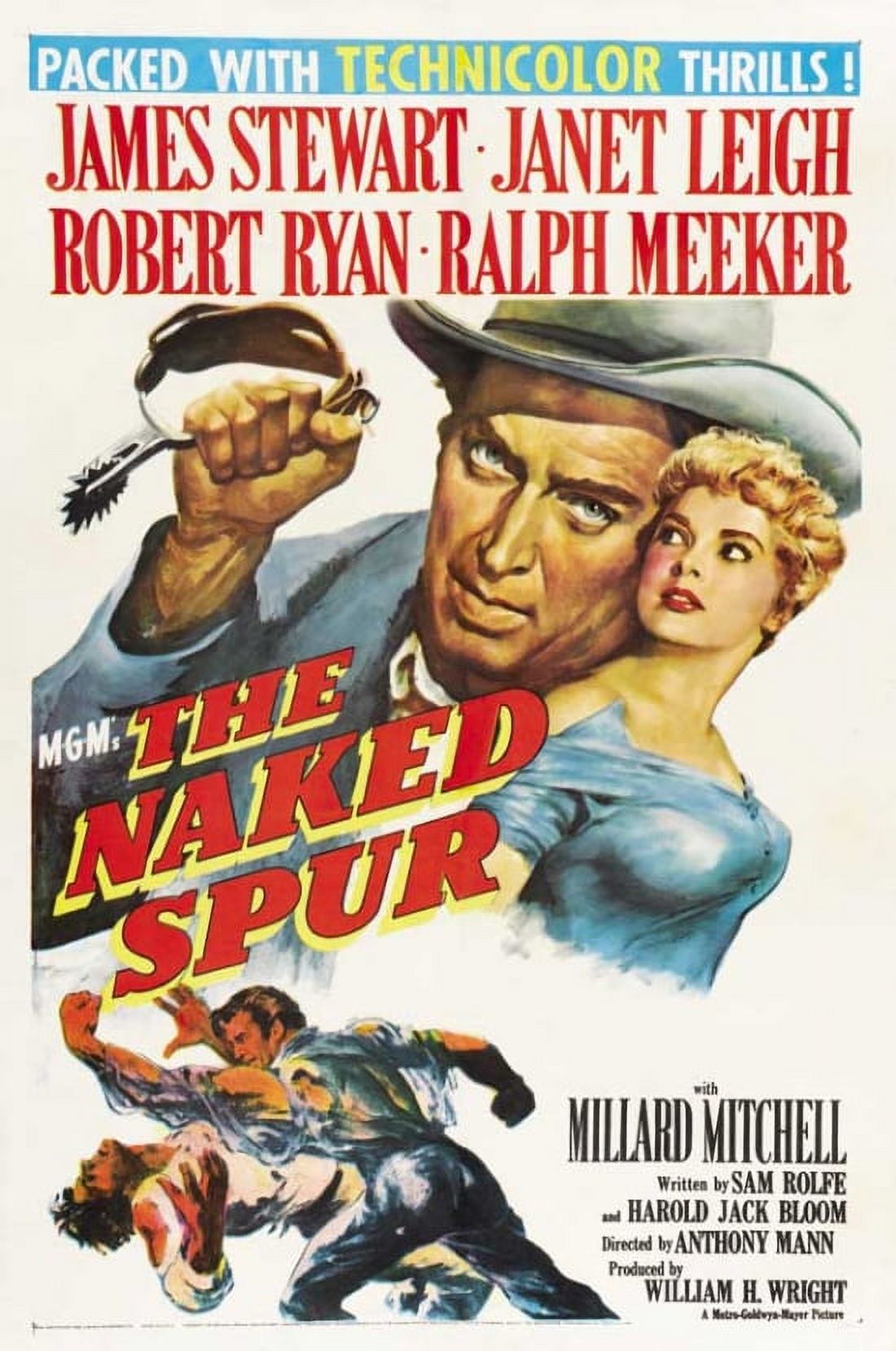 The Naked Spur Movie Poster Print - 27x40