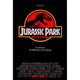 Jurassic Park Movie Poster Print 27x40 featuring iconic dinosaur imagery.