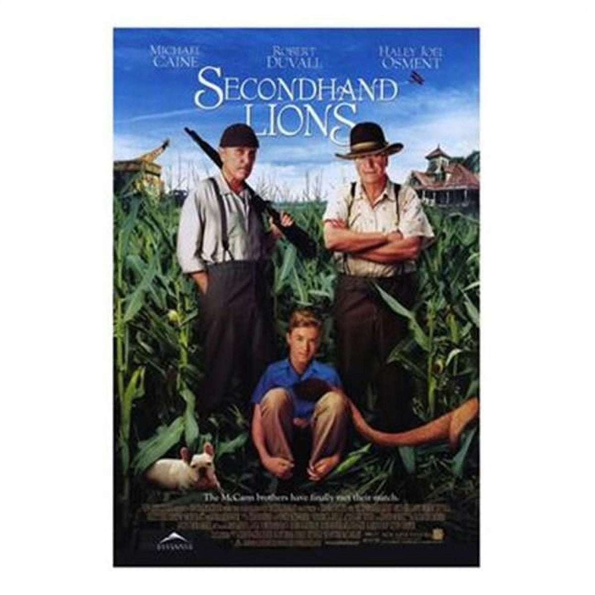 Secondhand Lions Movie Poster - 11x17 print featuring a nostalgic film theme.