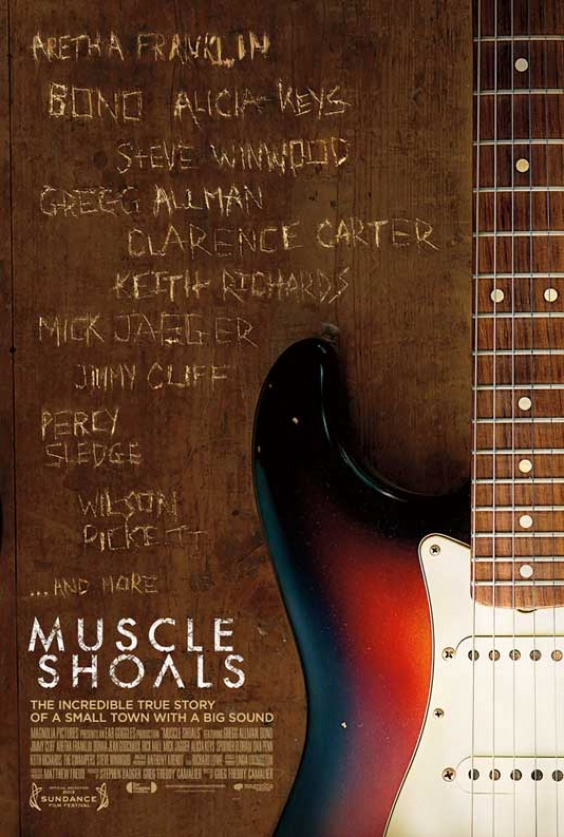Muscle Shoals Movie Poster 11x17 print showcasing music history