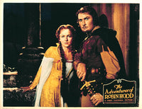 The Adventures of Robin Hood photo print featuring Olivia De Havilland and Errol Flynn, 1938.