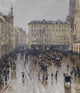 Blick auf den Marienplatz in München (1912) Art Print by Charles Vetter