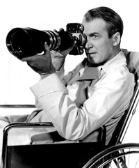 Rear Window 1954 movie photo print featuring James Stewart