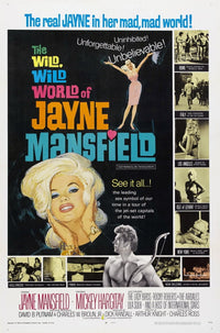 Wild World movie masterprint poster featuring Jayne Mansfield, vintage film art.