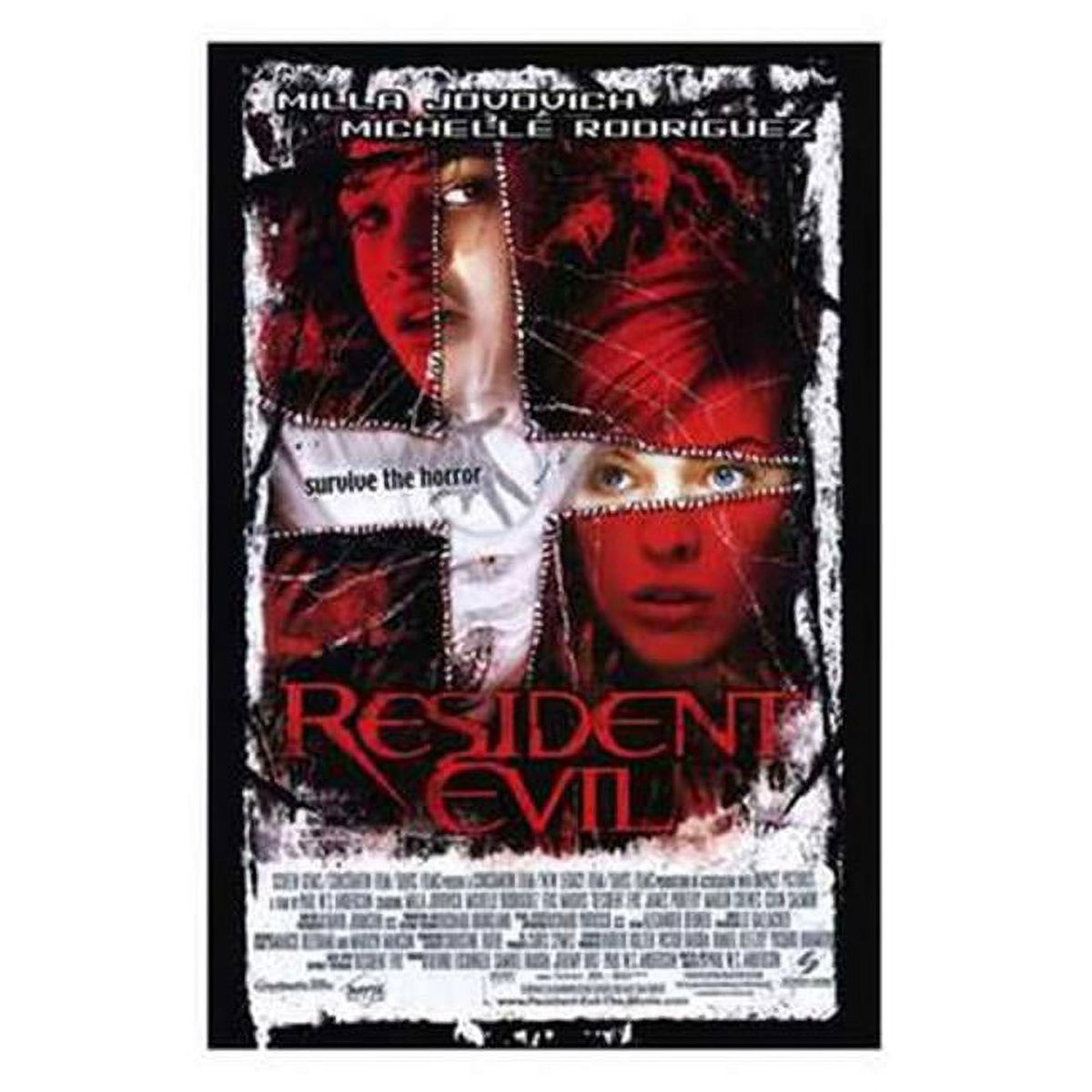 Resident Evil Movie Poster 11x17 print showcasing horror film art