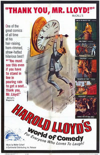 Harold Lloyd's World of Comedy Movie Poster 11x17 print